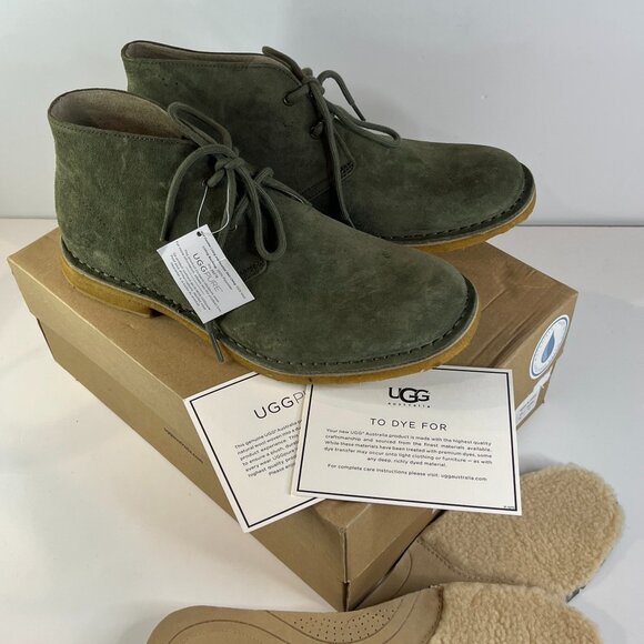 UGG Suede Leather Wool Lining Desert Boots - Picture 1 of 10